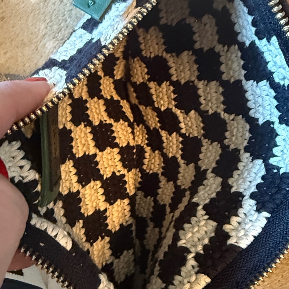 Clare V Black and White Checkered Crossbody - Picture 4 of 6